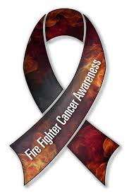 Fire Fighter Cancer Awareness Ribbon